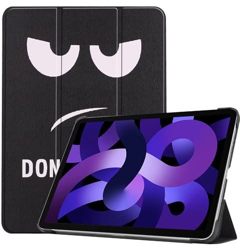 RanTuo Tablethülle für iPad 11 2025, PU-Aufkleberleder, Dünn, Staubdicht, Fallfeste Tablet-Hülle für iPad 11 2025.(Große Augen)