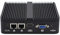 WEIDIAN Mini PC Industriale Fanless PC N100 8GB RAM 256GB SSD, Win 11 Mini Computer Senza Ventola, 2LAN, HD VGA, 2x RS232 COM Computer Industriale Supporto Auto Power On