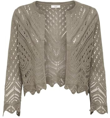 JDY Damen Jdysun 3/4 Cropped Cardigan KNT Noos Gehäkelte Strickjacke (1er Pack)