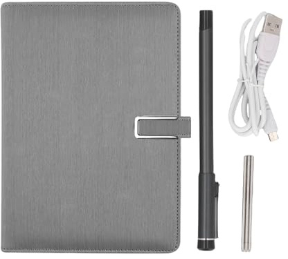 Plyisty Notebook Digitale con Penna Intelligente, Sincronizzazione in Tempo Reale per la Digitalizzazione, Convertire in Testo, Archiviazione e Condivisione di Note di Carta (GRAY)