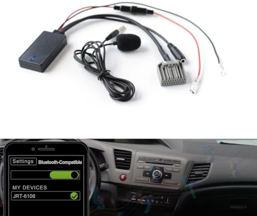 Verbinden Sie Ihr Smartphone mit 5 0 AUX Adapter für Honda für Civic für CRV Accord 2006 2013 Modelle