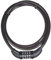 Master Lock 8119EURD Cable Antivol Vélo avec Code, 1,8 m Câble