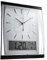 KG Homewares Silent Sweep Wall Clock With Large Digital Month/Date/Day Calendar Display In White