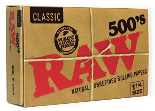 Raw Papel Bloc 500 Hojas 1 1/4 (Cada Estuche Contiene 20 LIBRITOS)