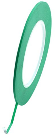 BONUS Eurotech 1BL23.32.0003/055A# Feine Linie Band, Klebstoff auf Basis von modifiziertem Kautschuk, PVC weich, +130 Grad C, Länge 55 m x Breite 3 mm x Dicke 0,13 mm, Grün