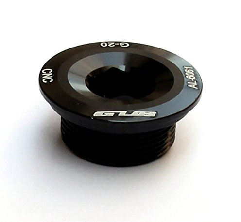 Demiawaking Pedal Kurbelarm Befestigungsschraube CNC für Shimano XTR DEORE (schwarz, Aluminium, Mountainbike)