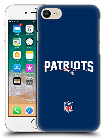 Head Case Designs Offizielle NFL Einfarbig New England Patriots Logo Harte Rueckseiten Handyhülle Hülle Huelle kompatibel mit Apple iPhone 7/8 / SE 2020 & 2022