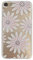 NOVAGO Compatible avec iPod Touch 7, Touch 6, Touch 5 Coque Transparente en Gel Souple résistante et Solide avec Impression gravée de qualité (Fleur Rose Strass)