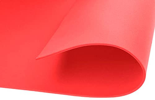 INNSPIRO Goma EVA rojo láminas adhesivas 20x30cm.x2mm. 20u. Material muy utilizado para manualidades y decoración