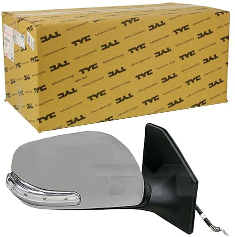 TYC Außenspiegel 336-0078 links, beheizbar | Kompatibel mit: TOYOTA AVENSIS, AVENSIS Kombi, AVENSIS Stufenheck