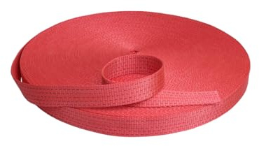 LYSEL® Gurtband Polyester (PES) B: 50mm Stärke: 3mm rot Kennfaden 7500kg VE 6m