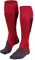 FALKE Women's SK1 Comfort W Kh Wool Silk Warm Thick 1 Pair Skiing Socks, Red Rose 8680, 7-8