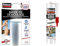 Rubson mastic Isolation Portes & fenêtres, joint silicone pour isolation thermique et isolation phonique +Rubson bande de démoulage pour isolation des fenêtres