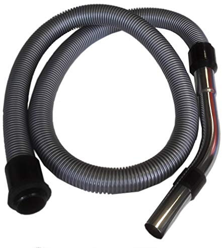 Flexible complet avec poignée métal standard pour aspirateur Electrolux : Luxomatic, Royal, UZ930 - Nilfisk GD930, Tornado, Progress, etc. - Longueur : 1,8m - Diamètre : 32mm