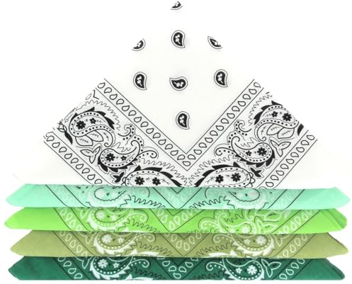 Karl Loven Bandana 100% Baumwolle Premium-Qualität für Damen Herren Halstuch Kopftuch original Paisley Muster Headwear Haar Schal Ansatz Handgelenk Kopf Biker