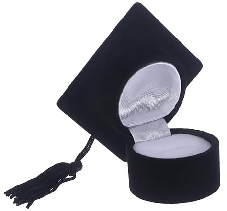 Amosfun 3St abschluss schmuckschatulle joyero para Mujer Paar-Ornament Herrenhüte Hochzeitsdekorationen Schmuckverzierung Weihnachten Hut Kasten Geschenkbox Mann