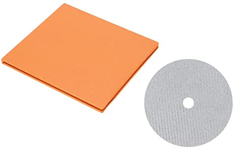 Entatial Kohlefaser-CD-DVD-Stabilisator, 0,2 mm Tuning-Matte, Nicht magnetisch, geräuschreduzierend CD-DVD-Stabilisator für Top-Tray-Player(Weiß)