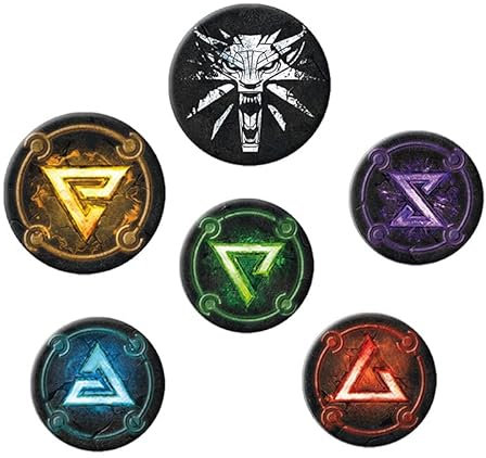 ABYSTYLE - THE WITCHER Pack de Badges Signes