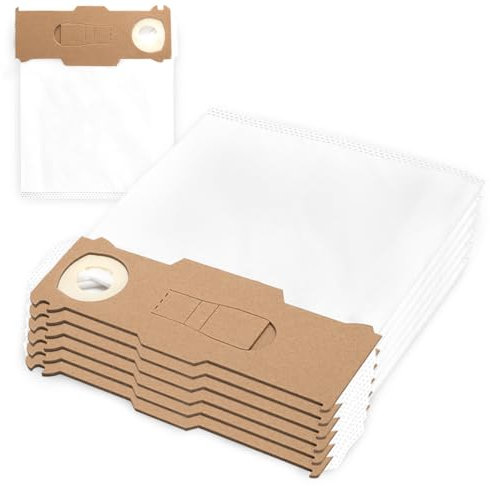 PRIMEBAG - 6 Staubsaugerbeutel kompatibel mit Vorwerk Kobold 130 und kompatibel mit131 VK130 VK131 mit EB350 oder EB351 Elektrobürste - Filtertüten aus mehrlagigem Vlies - Bestleistung beim Saugen
