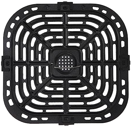 Qcwwy Actualización de la Sartén de Repuesto para Freidora de Aire, Placa de Parrilla para Freidora de Aire, Bandeja para Platos Crujientes, Piezas de Estante, Accesorios, Sartén para