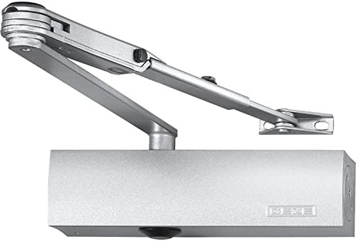 GEZE Türschließer TS 2000 NV, EN 2-4, Gestänge mit Feststellung, silber