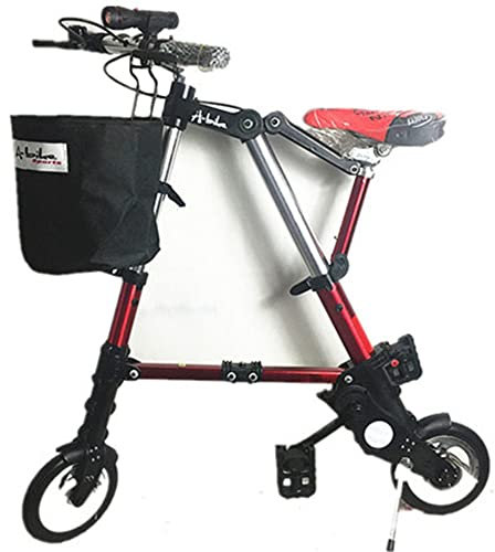 ZLYJ 8 Laufrad Faltrad Für City Alurahmen Faltrad Ultraleichtes Tragbares Studentenfahrrad Für Erwachsene A,8inch