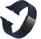 Archer Watch Straps - Cinturini Su Misura in Silicone per Apple Watch (Blu Mezzanotte, Chiusura Grigia, 44/45/46/49mm)