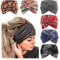 DRESHOW 6 Stück Breite Stirnbänder für Damen Extra Große Turban Stirnband Boho Head Wrap Elastische Haarbänder Haar Twisted Knot Haarschmuck
