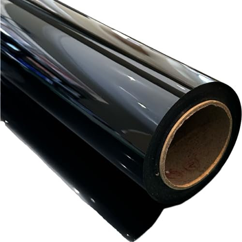 LMK Premium High Black Gloss Air bubble free Protective layer (30CM X 152CM) Foil Protective layer 3 ply Professional Quality roll Automotive car vinyl sticker self adhesive