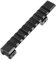 Paike Riser Mount 11 mm Schwalbenschwanz auf 20 mm Picatinny Weaver Rail Mount Adapter 10 Slots Taktische Aluminiumlegierungshalterung