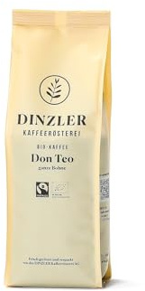 Dinzler Kaffee Don Teo - ganze Bohne - 1000 g - Bio und Fair