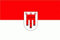 Vorarlberg Österreich Fahne/Flagge 30x45 cm mit Hohlsaum