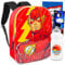 DC Comics The Flash Rucksack für Jungen – Paket mit 38,1 cm Blitzrucksack plus Wasserflasche, Spaß-Pack und mehr, Schultasche für Kinder, Flash Schulranzen, Flash Bag for Kids, The Flash Rucksack,