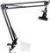 F Fityle Embroidery Hoop Stand Table Clamp Stand Adjustable Lightweight Multipurpose Gifts Accessories with Hinge Clip for Home Sewing , A