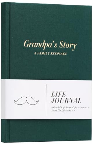 Opas Geschenk, Opas Life Story Journal, bedeutungsvolle Andenken Geschenke für Großvater zum Vatertag, Geburtstag, Großelterntag und Weihnachten, Opa Buch zum Ausfüllen, Buch enthält Hunderte von