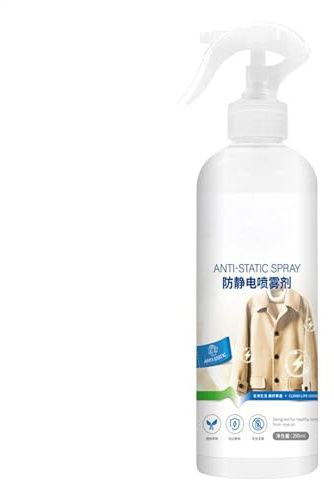 Static Guard Spray – Statischer Haftentferner, 290 ml, langanhaltendes, antistatisches Haarspray, tragbares antistatisches Spray für Haare, Kleidung, Auto und Möbel, Anti-Crimp-Spray für Kinder,