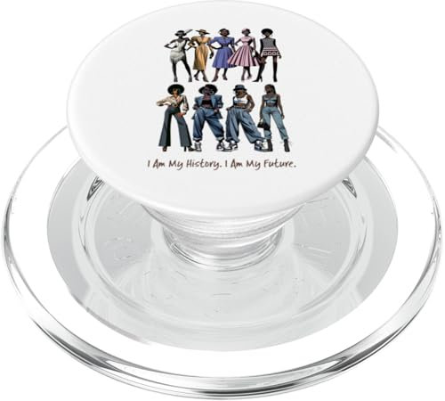 1920er bis 2000er schwarze Damenmode PopSockets PopGrip für MagSafe