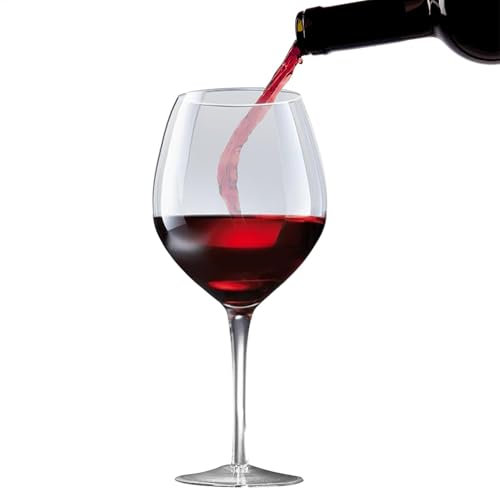 Bicchiere da vino di grandi dimensioni - Bicchiere da vino gigante da 3,2 l, calici alti | ceppi alti di vino gigante, grandi bicchieri da birra giganti, bicchieri da vino di grandi dimensioni per