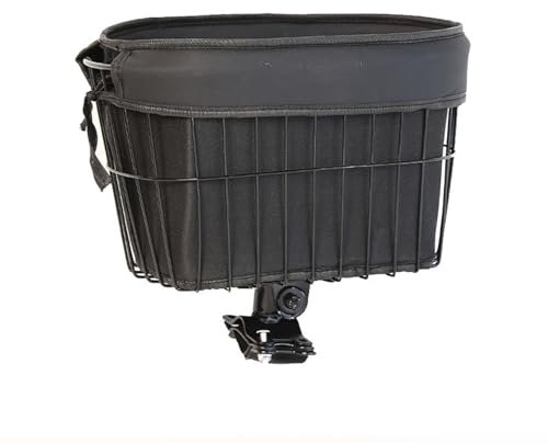 UDUDU Panier de Vélo pour Animal de Compagnie - Capacité Jusqu'à 15 Kg, Rembourrage Doux Et Renforcé, Conception Ergonomique pour des Promenades en Toute Sécurité avec Votre Chien Ou Votre Chat