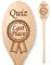 Quiz Last Place Cooking Wooden Spoon Pub Quiz Competition Night Loser Wooden Spoon Award Game Booby Prize Trophy Medal Village Badge Family Quizzes Funny Novelty Trivia Nights Office Charity Events