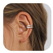 Diamday Helix Piercings Conch Piercing 316L Chirurgenstahl Nasenpiercing Piercing Ohr Gold Silber Septum Tragus Rook Daith Piercings Knorpel Ohrring Conch Helix Ohrring Creolen Nasenring 8/10MM