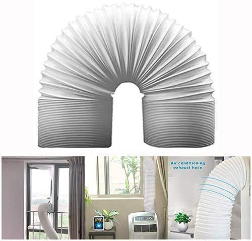 Portable Air Conditioner Hose Pipe Extension Kit - 3m Duct Venting Hose for Easy Replacement, Compatible with Most AC Units, Ideal for Efficient Cooling Solutions.