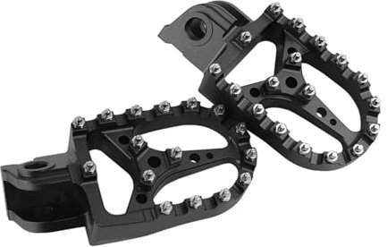 SWVYDC Fussrasten Pedal Motorrad Schwarz/Rot/Blau CNC Fußrasten Fußrasten Fit Für KTM 690 950 990 1050 1090 1190 1290 50 65 85 125 250 SX 50SX Pedale(Black)