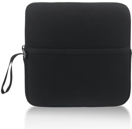 NUENSS-ROR External CD DVD Hard Drive Storage Sleeve Neoprene Portable Protective Carrying Case Pouch for DVD Player Writer Blu-Ray BlueFire Asus/Magic Trackpad/Samsung/LG/Dell/Pioneer DVD Drive