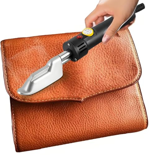 GDHKDDFL Mini-Fer à Repasser Domestique, Température réglable de 50 à 350 °C, for défroisser Les vêtements et Chaussures en Cuir, for l'artisanat Le matelassage