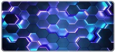 Mouse de Teclado para Teclado Grande y Grande extenso para Gaming, 800x300mm, Bordes cosidos, con Base Antideslizante de Goma para Mujeres, Oficina