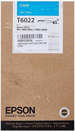 Epson T6022 Tintenpatrone, Singlepack, cyan