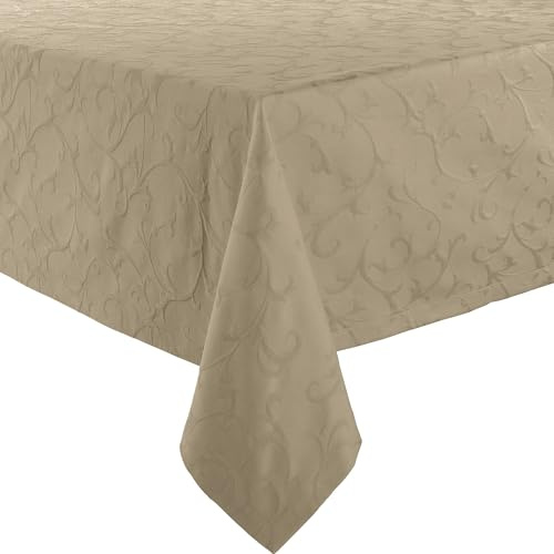 Erwin Müller Tischdecke Düsseldorf bügelfrei beige Größe 130x170 cm