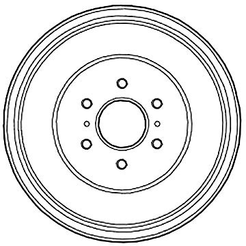 Borg & Beck BBR7221 Brake Drum To Fit Nissan Navara(D40) 05/05-