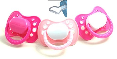 Griptight 3 Orthodontic Soothers (Silicone) 0 Months+ (Pink)